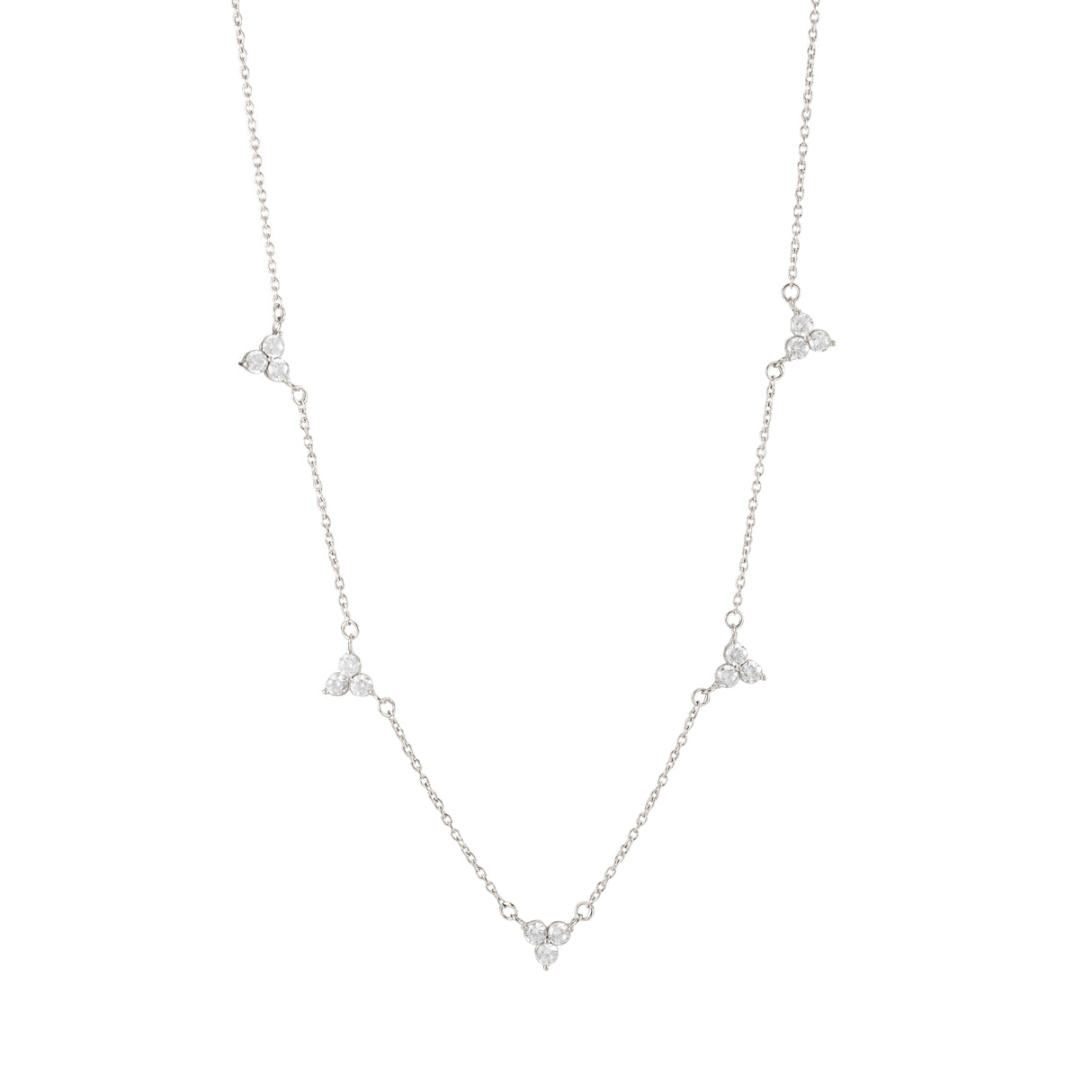 Collar Cz Celine Silver