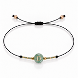 PULSERA HILO AVENTURINA GOLD