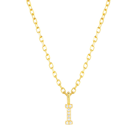 Collar CZ Monogram Gold
