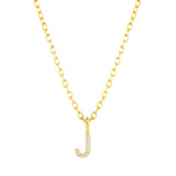 Collar CZ Monogram Gold