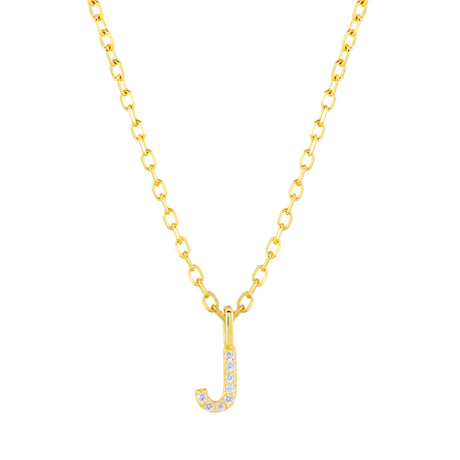 Collar CZ Monogram Gold