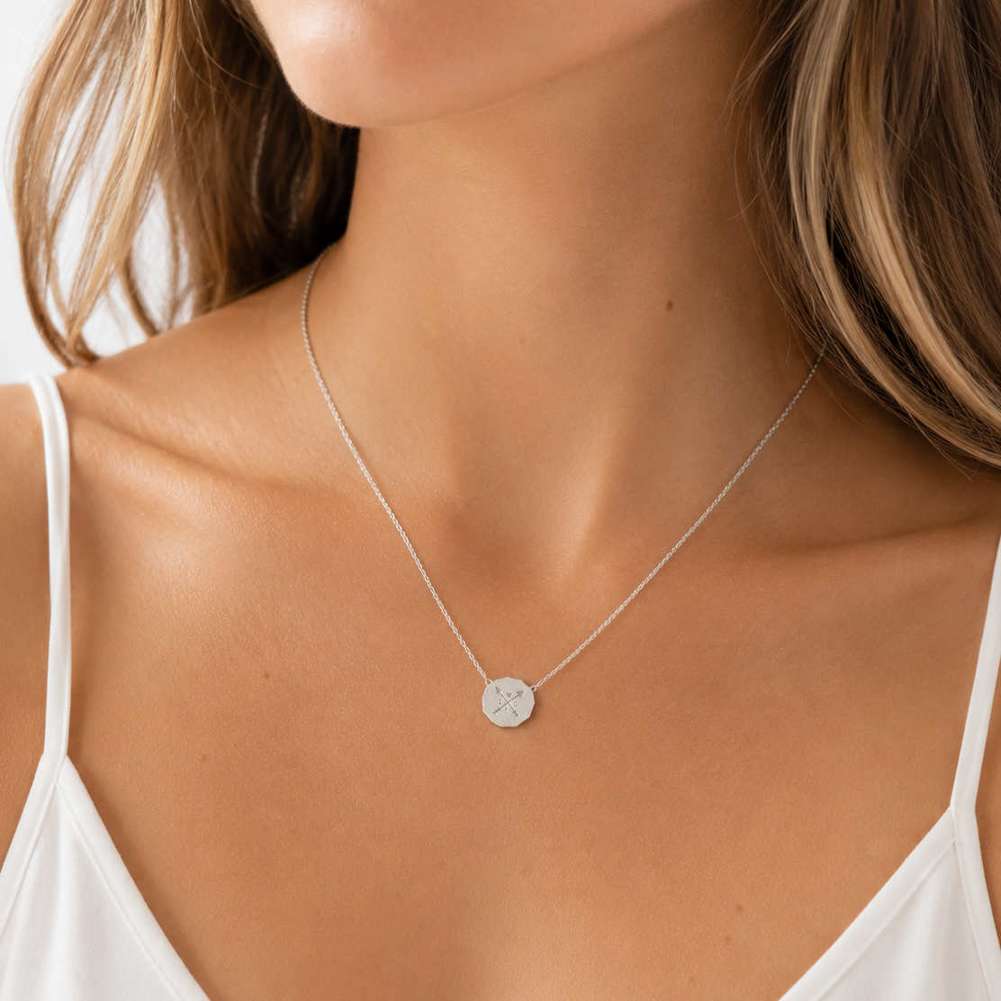 Collar Love Calado Silver