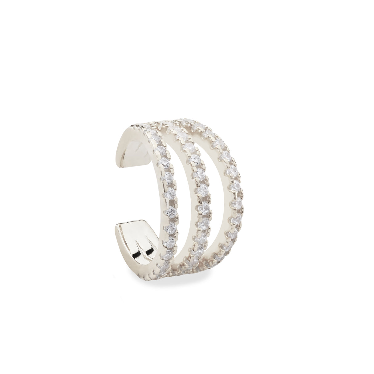 Cuff CZ Glim Silver