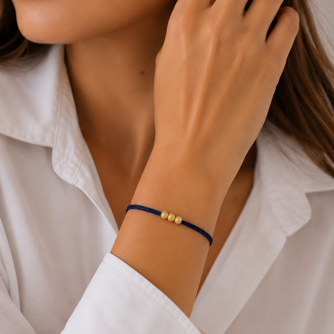 Pulsera Hilo Bolis - Gold