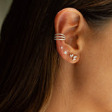 Cuff CZ Glim Silver