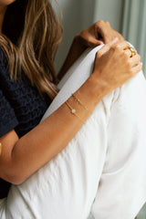 Pulsera Cz Roseta Gold