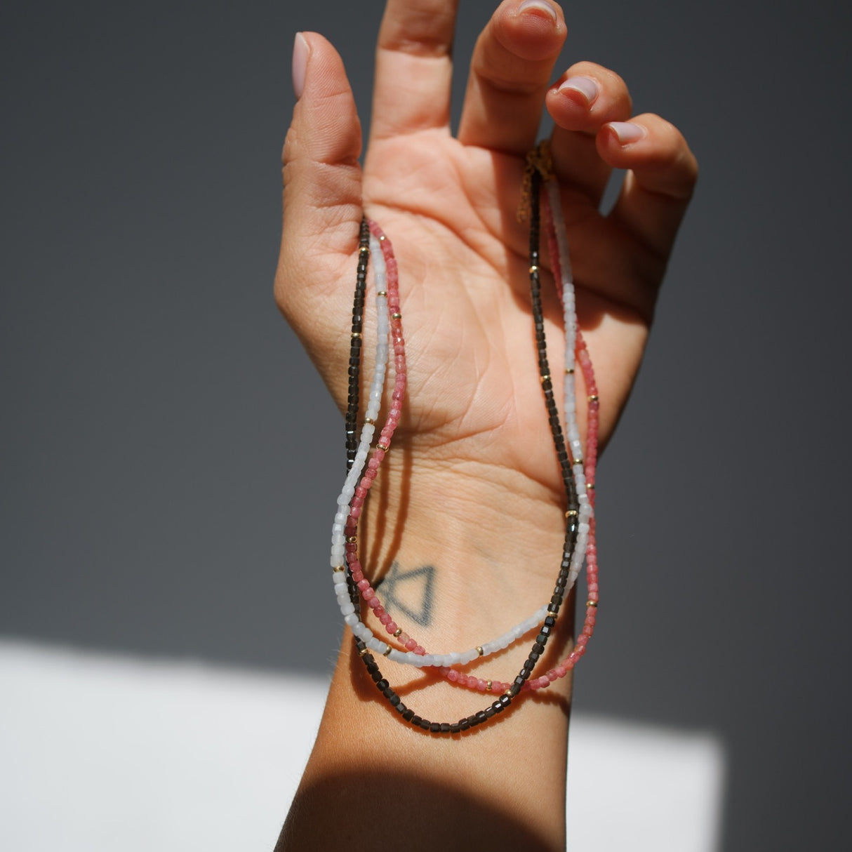 Gargantilla Sabine Rodocrosita Gold