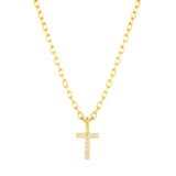 Collar CZ Monogram Gold