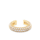 Cuff CZ Elan Gold