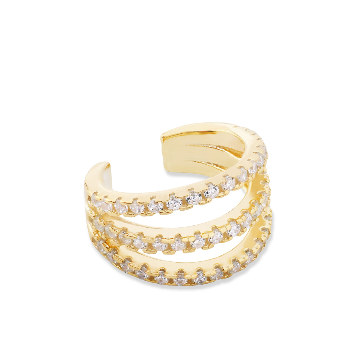 Cuff CZ Glim Gold