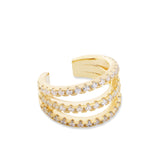 Cuff CZ Glim Gold