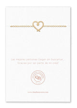 Pulsera Corazon Entorchado Gold
