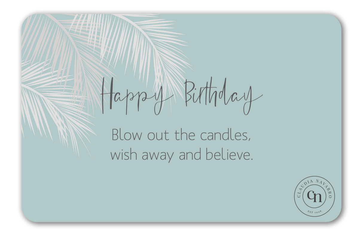 Gift Card Happy Birthday