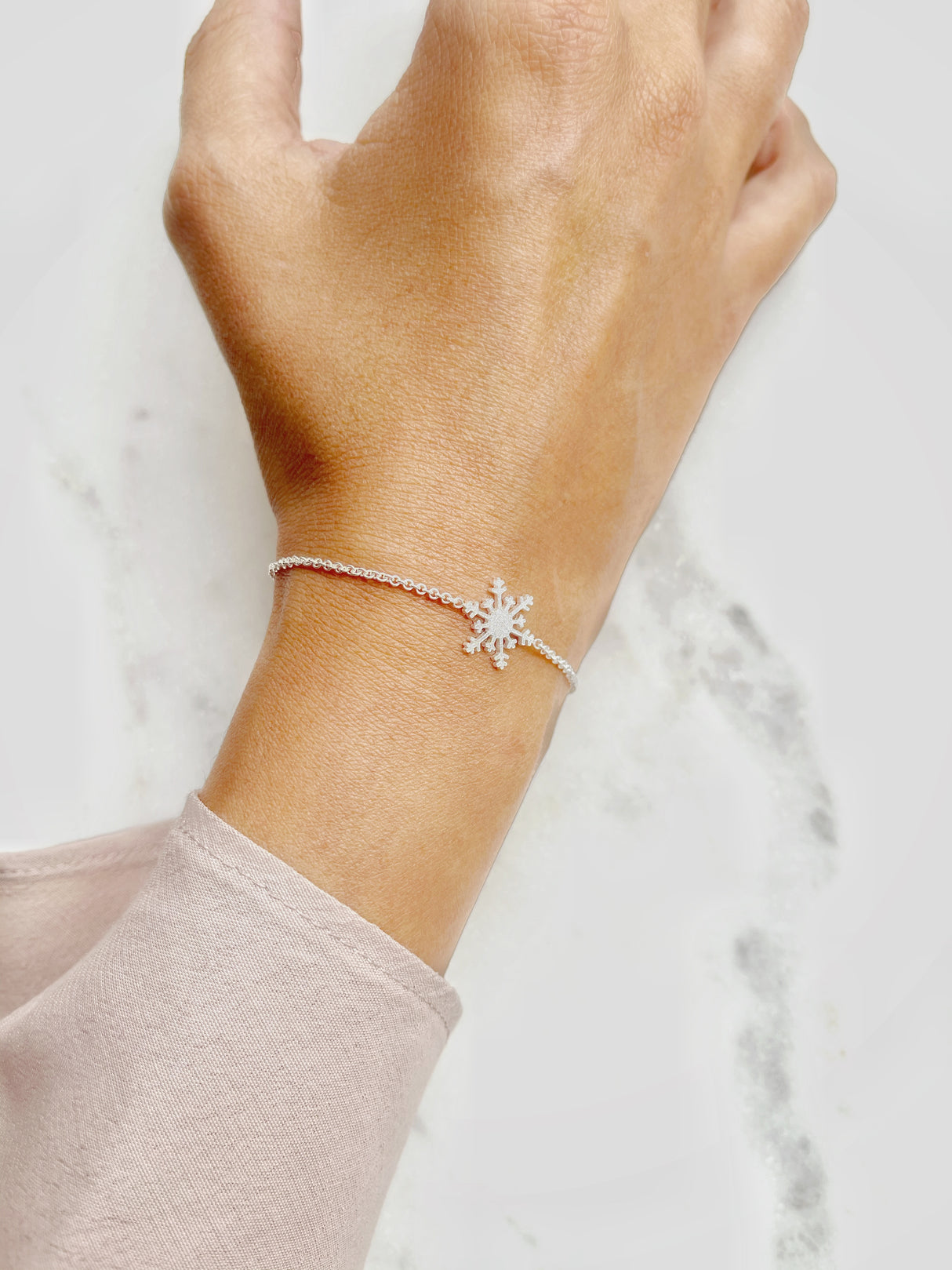 Pulsera Snowflake Silver