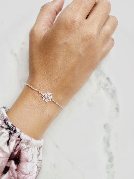 Pulsera Mandala3 Silver