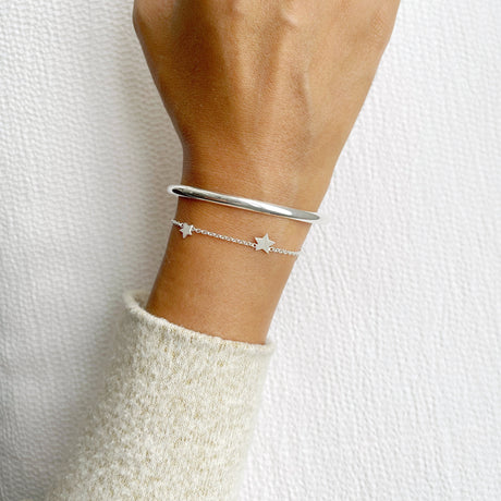 Pulsera Estrellitas  Silver