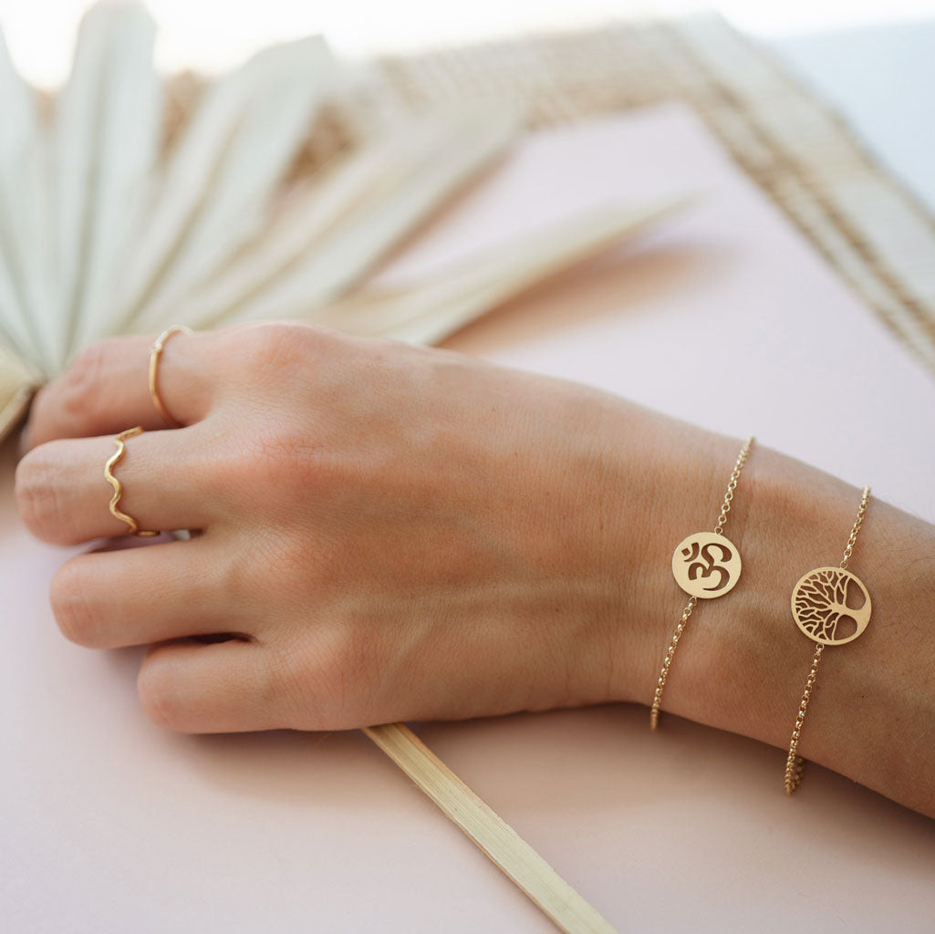 Pulsera Om Gold
