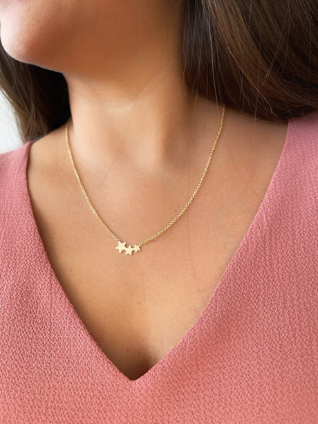 Collar Tres Estrellas Gold