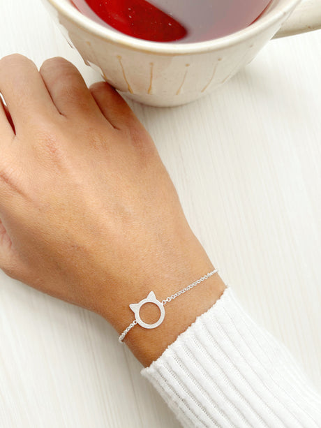 Pulsera Gato Silver