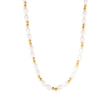 Gargantilla Dual Pearl Gold