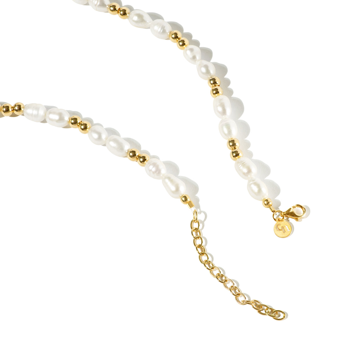 Gargantilla Dual Pearl Gold