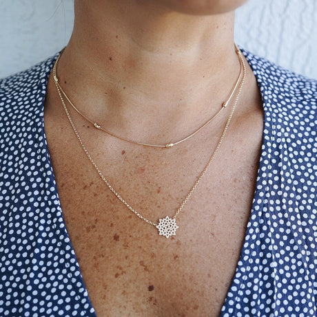 Collar Mandala3 Gold