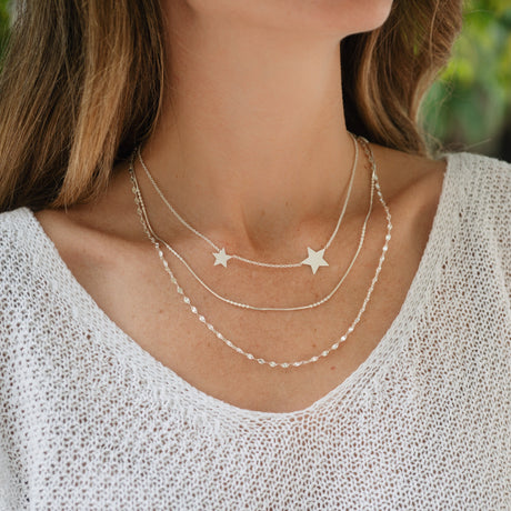Gargantilla Flat Silver L