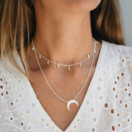 Collar Moon Silver